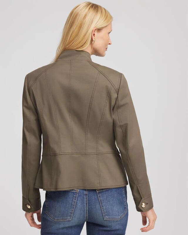 Peplum Field Jacket - image 3